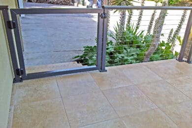 Cable Railing System with Gate