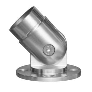 2" Round Long Neck Articulating Wall Flange