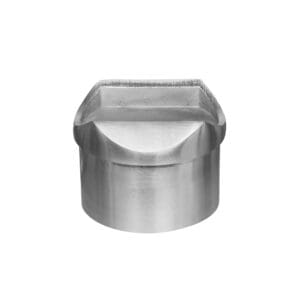 Post Cap Top Rail Angled Collar Mount for 2" Round Stainless Steel Intermediate Posts