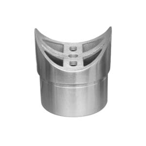 Post Cap Top Rail Coped Collar Mount for 2" Round Stainless Steel Intermediate Posts
