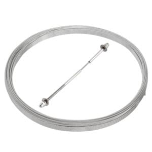 40ft. Stainless Steel Cable and End Fittings