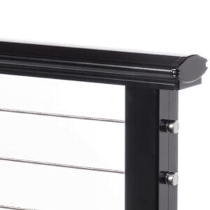 Top Rail for Cable Railing - Aluminum Shaped