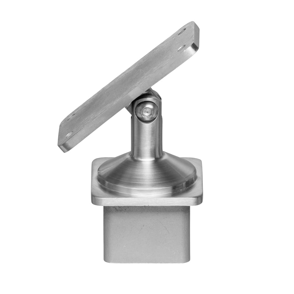 Stainless Square Adjustable Flat Post Cap