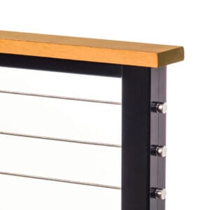 Western Red Cedar Top Rail - Clear Grain 5/4in x 4in for Aluminum Post-to-Post Rail