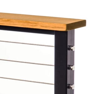 Western Red Cedar Top Rail - Clear Grain 5/4in x 6in for Aluminum Post-to-Post Rail