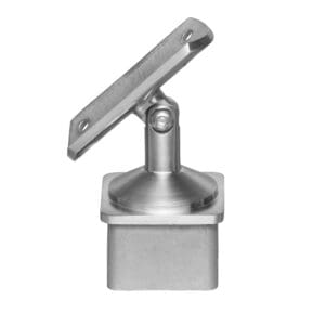 Stainless Square Adjustable Radius Post Cap