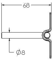 304 Stainless Steel 7x7 Wire Rope With Toggle Tensioner Set For Cable Railing