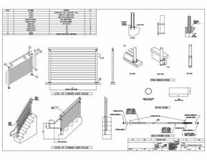 Cable Rail Dimensions CableViewTM Stainless Round | Stainless Cable Railing