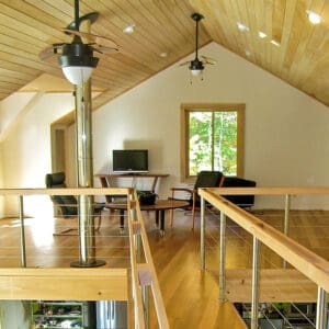 Alaskan Yellow Cedar Wood Cable Railings