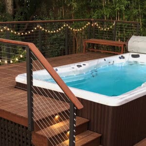 Ipe Brazilian Walnut Wood Cable Railings