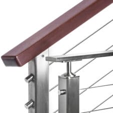 Square Stainless Steel Railing Systems | Stainless Cable & Railing™