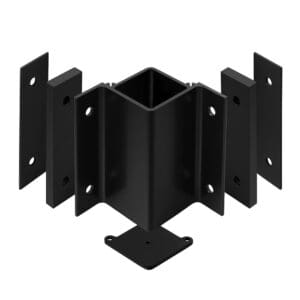 Cable Railing Fascia Bracket - Inside Corner