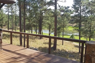 Cable Railing Overlooking Golf Course