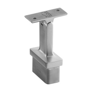 60x30 Adjustable Saddle Bracket - Flat — glass railing hardware component