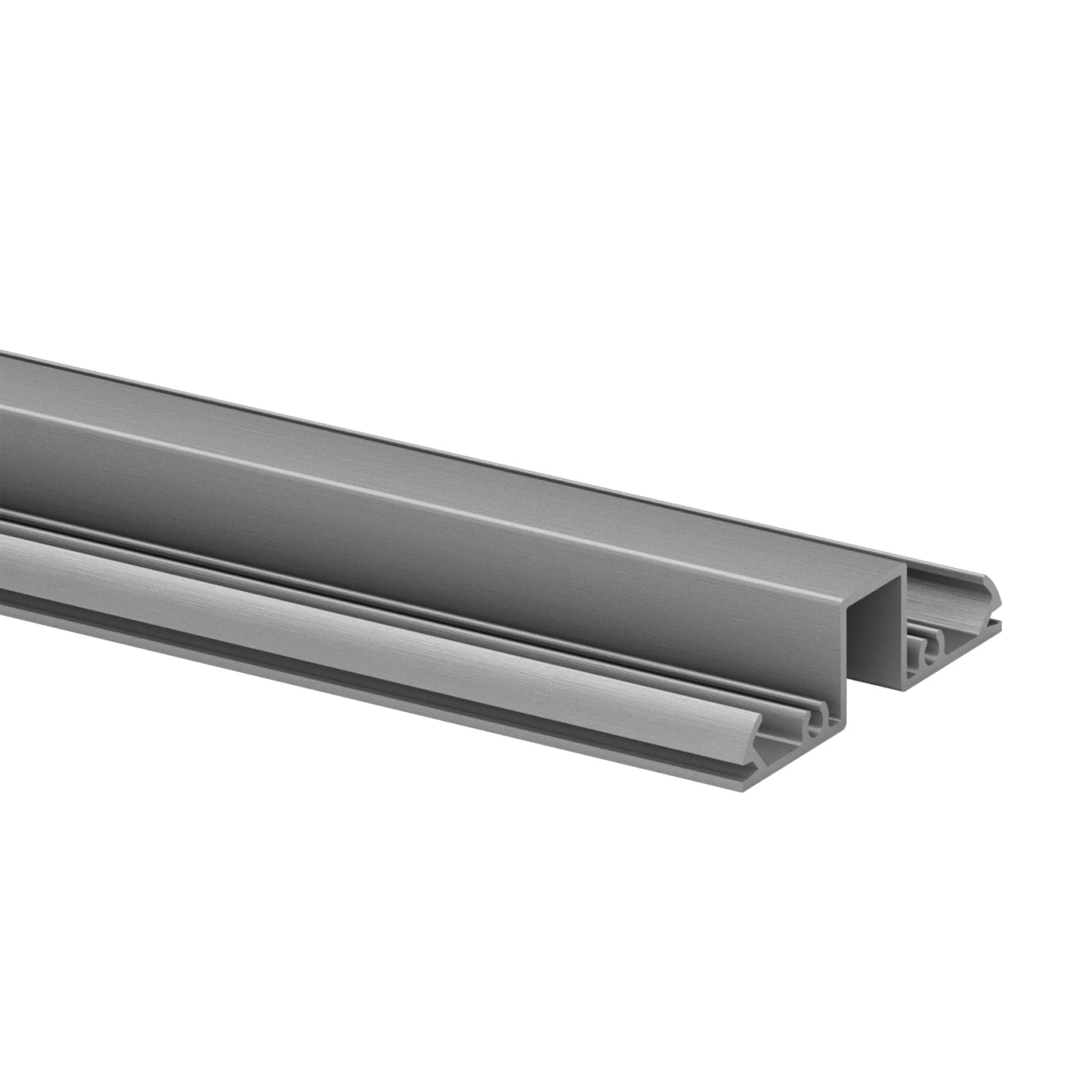 Easy Alu Top Rail Infill — tempered glass railing infill