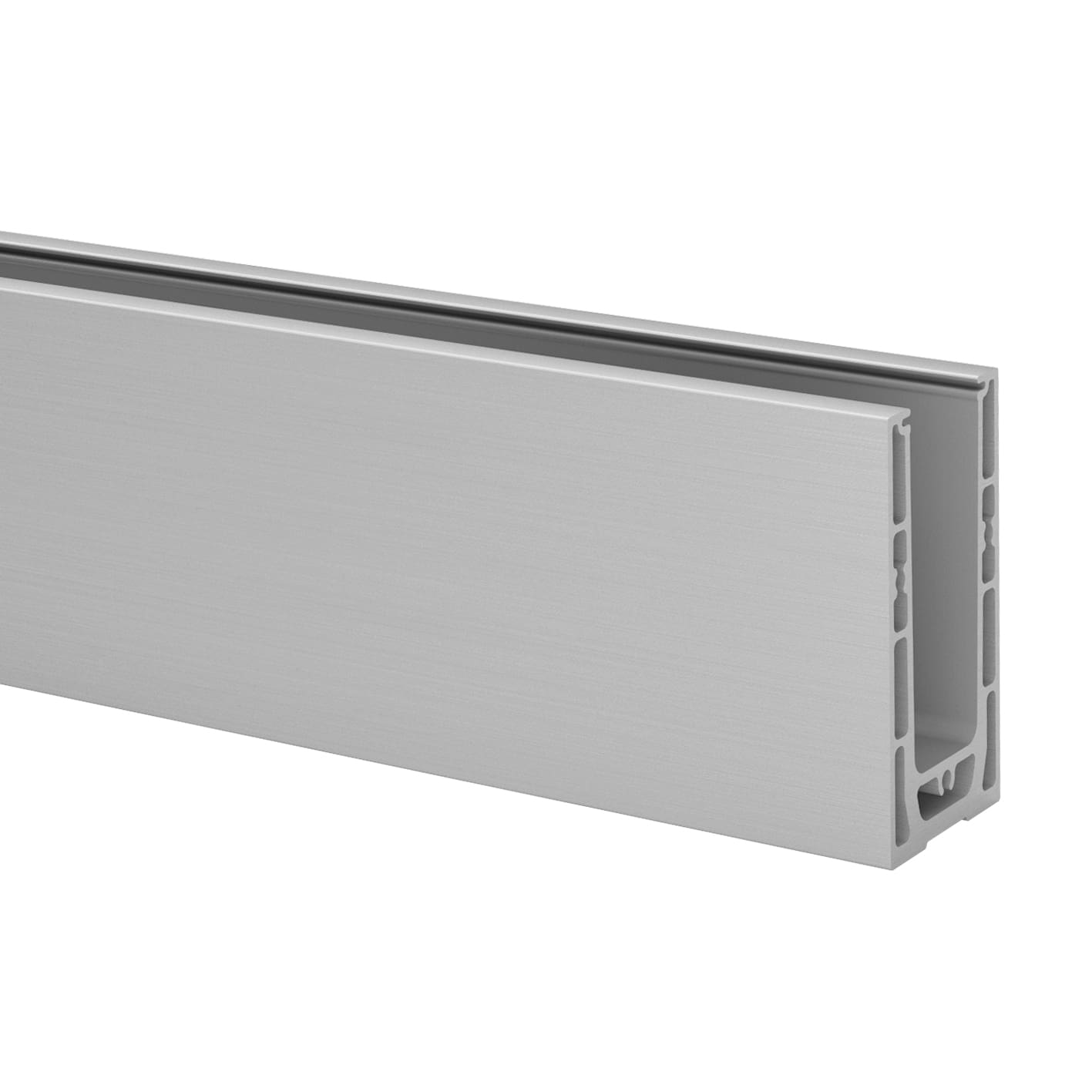 Base Shoe Easy Glass Smart - Deck (Top) Mount — glass railing rail or fitting