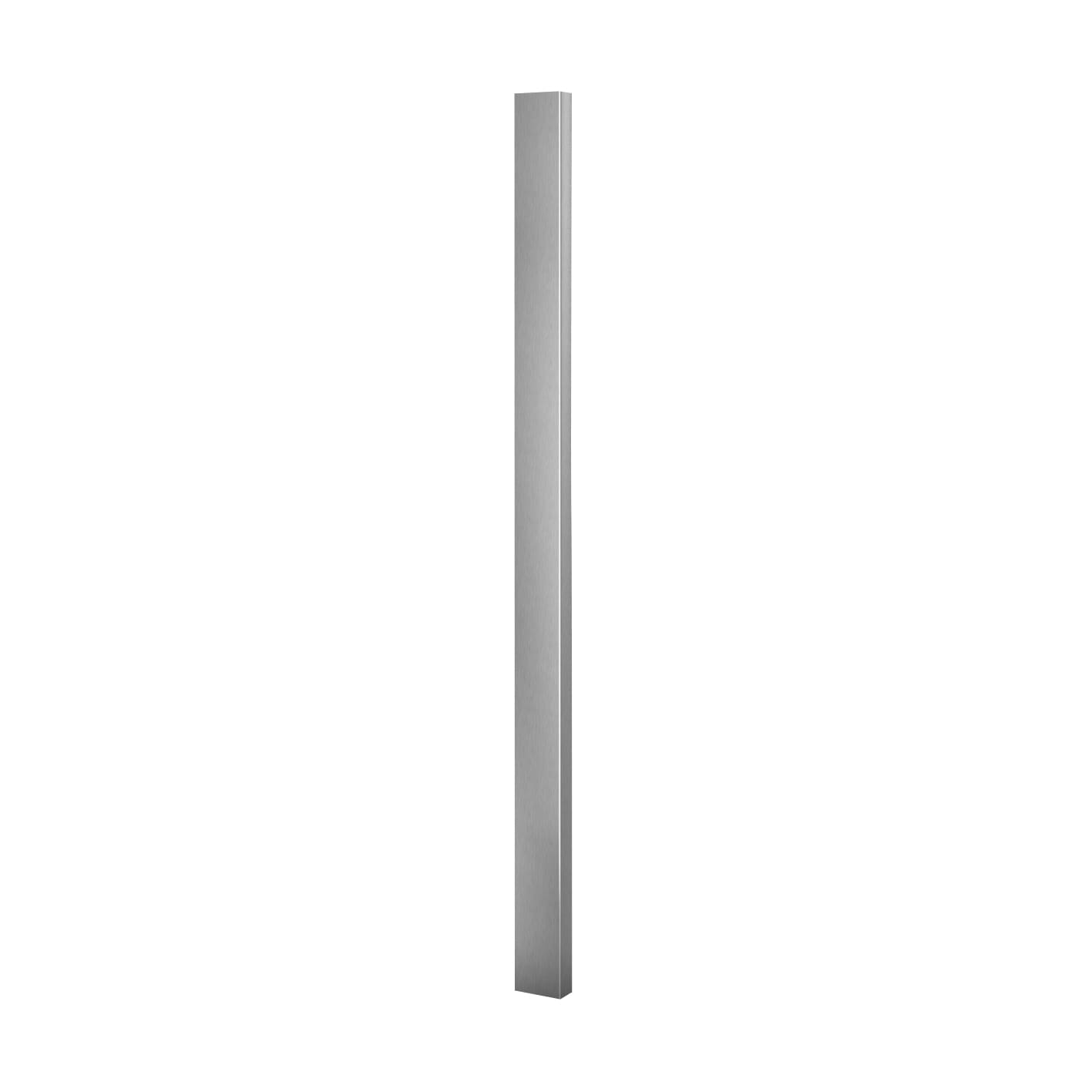 60x30 Square Line Post - Fascia Mount — glass railing post or mount component
