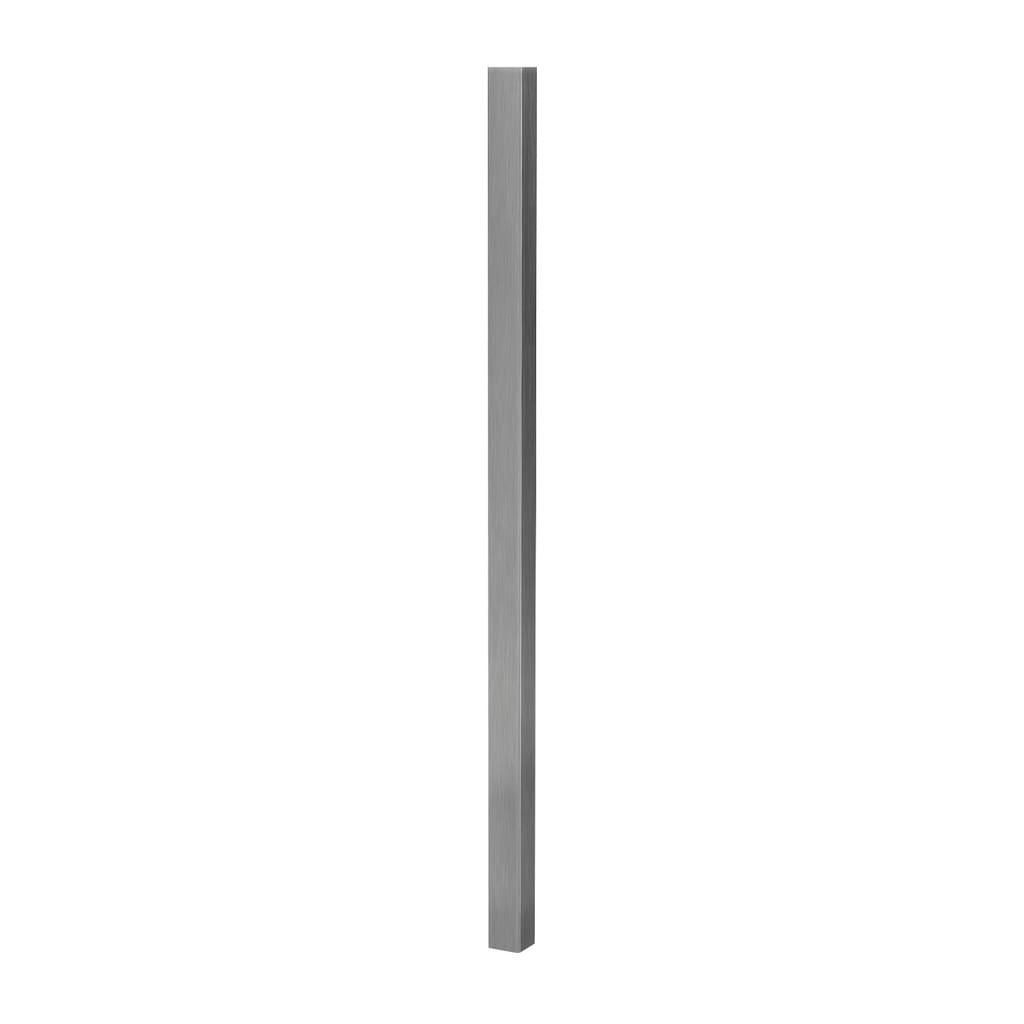 40x40 Square Line Post - Fascia Mount — glass railing post or mount component