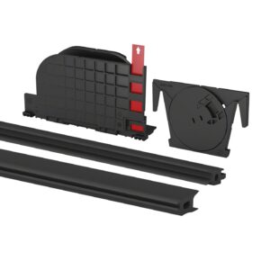Base Shoe Easy Glass Smart Q-Disc rubber set, variable options for glass thickness