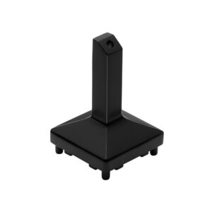 Post Cap Saddle Bracket — glass railing post or mount component