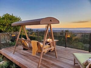 Bronze Solid Glass Railing – Castro Valley, CA