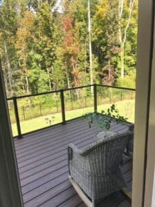 Black Element Glass Railing – Concord, NC