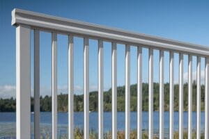 White Aluminum Picket Railing – Warrenton, OR