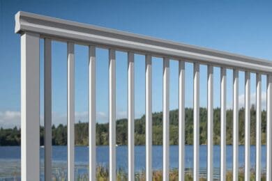 White Aluminum Picket Railing – Warrenton, OR