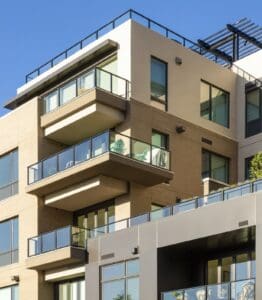 Black Solid Glass Railing – Denver, CO
