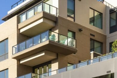 Black Solid Glass Railing – Denver, CO
