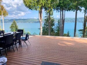 Structural Glass Railing – Hoodsport, WA