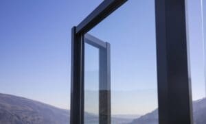 Black Element Glass Railing – Columbia River, OR