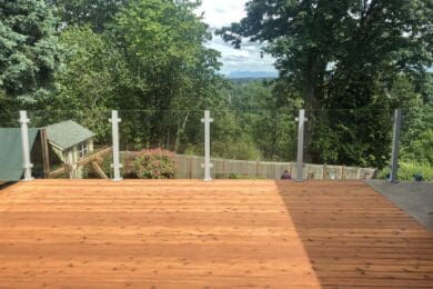 Silver Frameless Glass Railing – Kirkland, WA