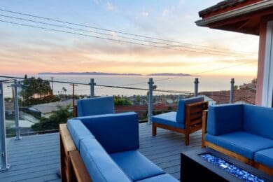 Silver Frameless Glass Railing – San Pedro, CA