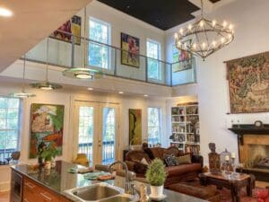 Silver Element Glass Railing – Savannah, GA