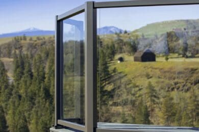 Bronze Element Glass Railing – The Dalles, OR