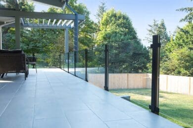 Black Vision Glass Railing – Portland, OR
