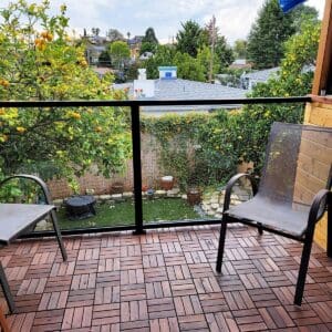 Black Element Glass Railing – Oakland, CA
