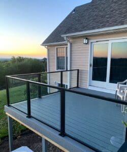 Black Element Glass Railing – Wallingford, CT