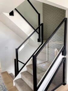 Black Element Glass Railing – Sandy, UT