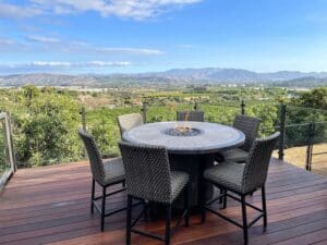 Bronze Vision Glass Railing – Somis, CA