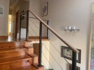 Metal Post Cable Railing – Grandview, IL