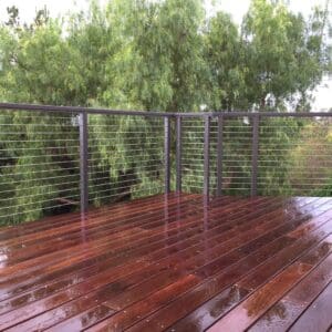 Bronze Aluminum Cable Railing – Santa Barbara, CA