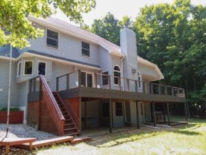 Wood Cable Railing – Traverse City, MI