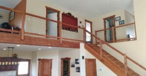 Wood Cable Railing – Enumclaw, WA