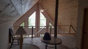 Wood Cable Railing – Maplewood, MN