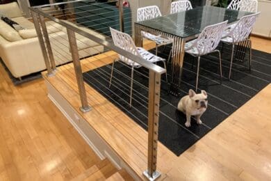 Stainless Square Cable Railing – Dallas, TX