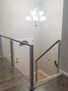 Natural Aluminum Cable Railing – Denver, CO