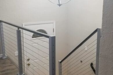 Natural Aluminum Cable Railing – Denver, CO