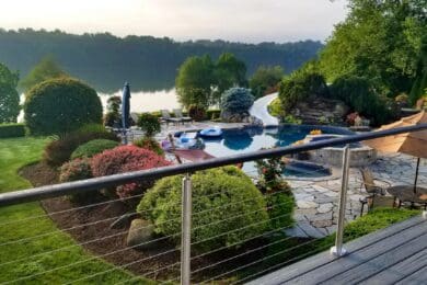 Stainless Round Cable Railing – New City, NY